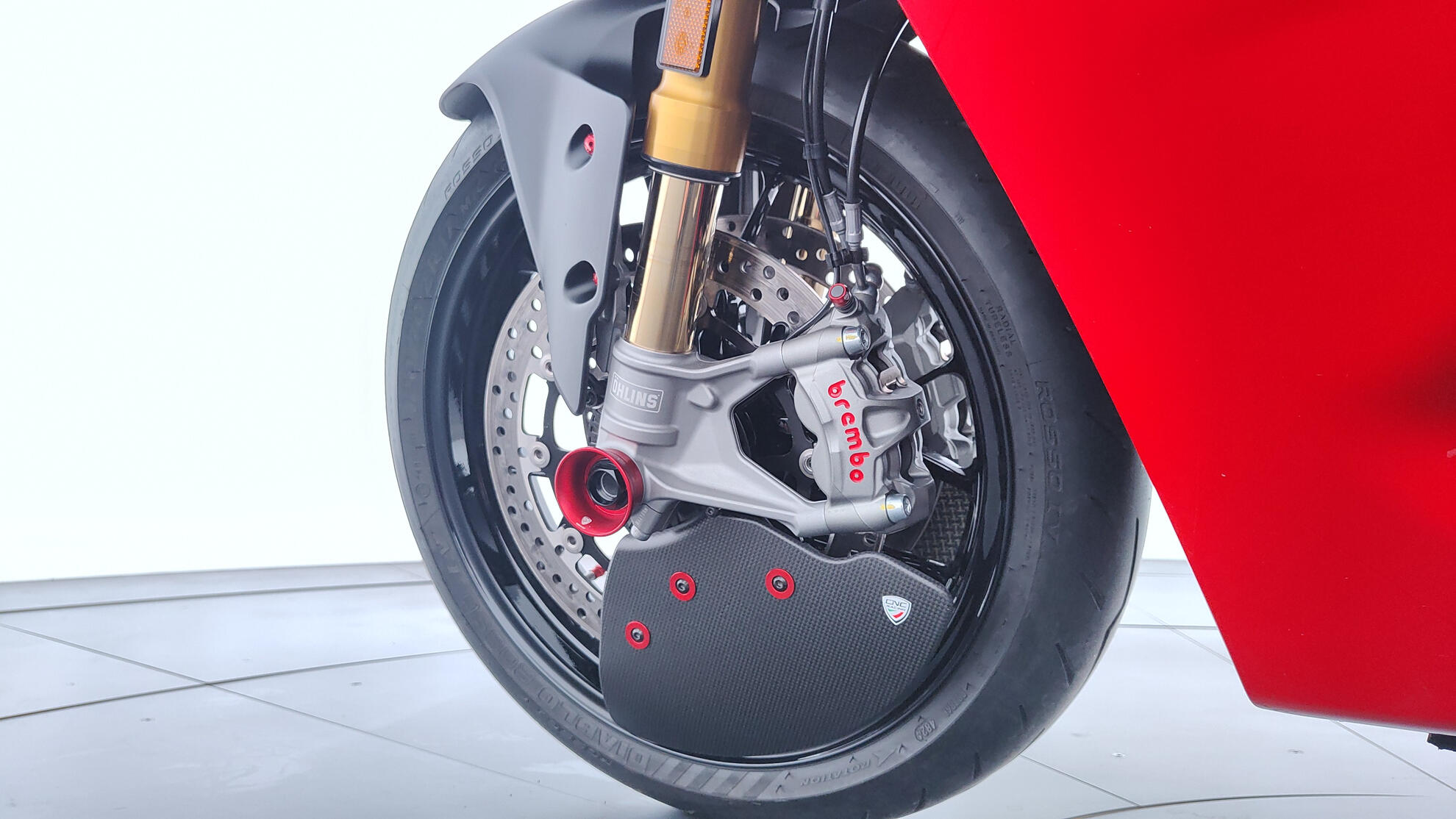 CNCレーシング カーボンGPduct Evo ストリートファイターDUCATI CNC Racing Carbon Fiber GP EVO Front Brake Rotor Cooling Ducts For
